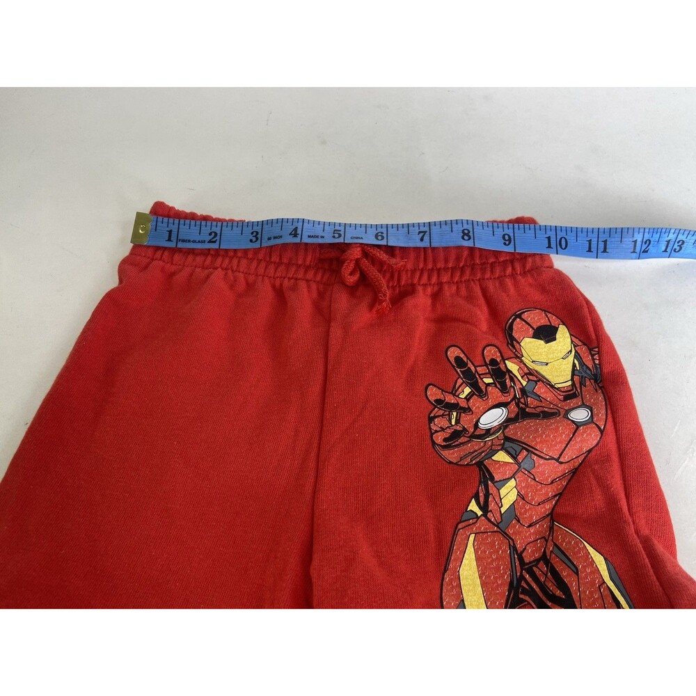 Marvel Comics Iron Man Superhero Boys Size 3T 3-4 Knit Pull On Shorts - Picture 5 of 7